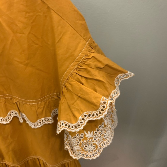 ๐ NWT Ulla Johnson Leonie Ochre Dress - Picture 15 of 16